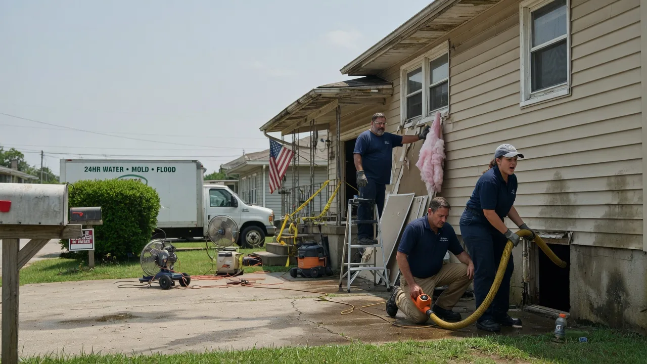 Water Damage Repair in West Salem, IL near me